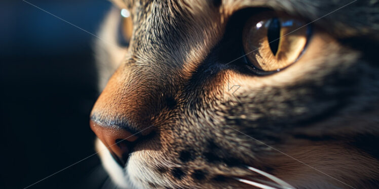 A cat up close - Starpik