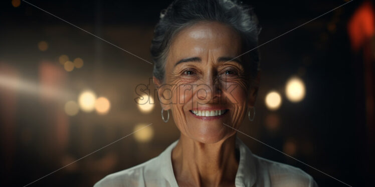 An elderly woman smiling - Starpik