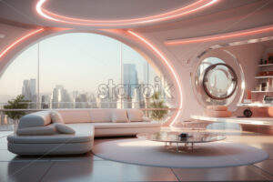 Futuristic interior design capsule styles - Starpik