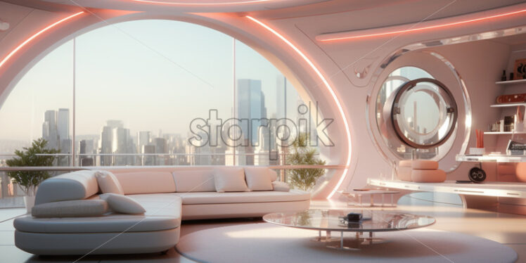 Futuristic interior design capsule styles - Starpik