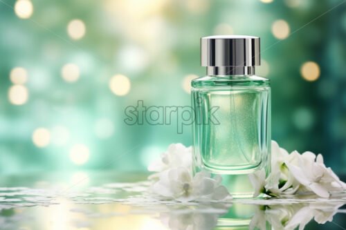 Transparent cosmetics bottle mock ups - Starpik