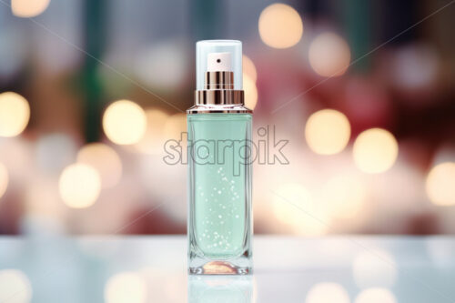 Transparent cosmetics bottle mock ups - Starpik