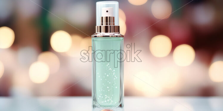 Transparent cosmetics bottle mock ups - Starpik