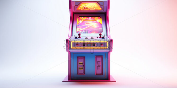 3d rendering of a gaming machine - Starpik Stock