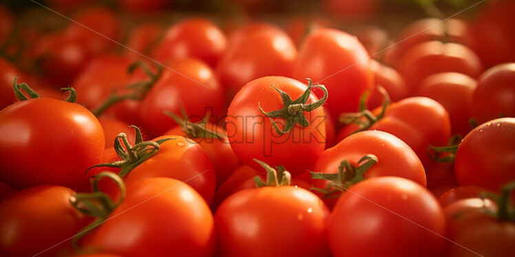 A background created from fresh tomatoes - Starpik Stock