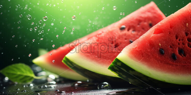 A background created from watermelon - Starpik Stock