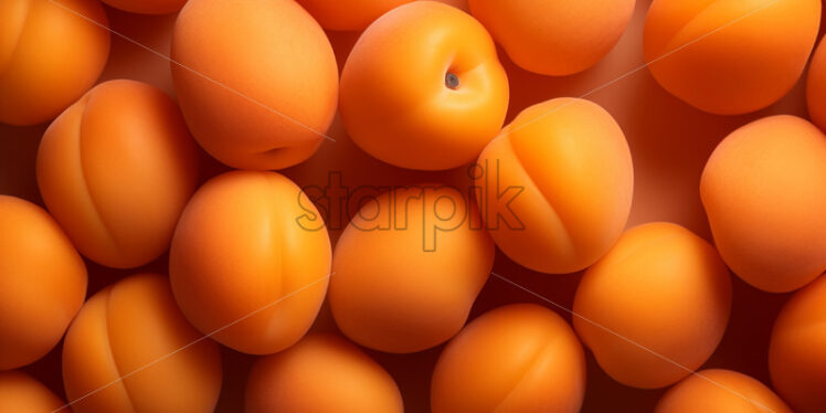 A background of delicious apricots - Starpik Stock