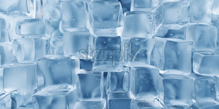 A background of ice cubes - Starpik Stock