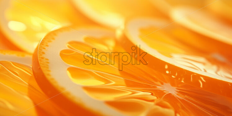 A background of orange slices - Starpik Stock