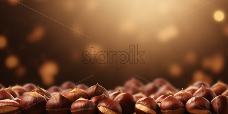 A background with chestnuts - Starpik Stock