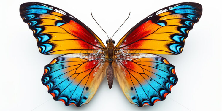 A beautiful butterfly with multicolored wings - Starpik Stock