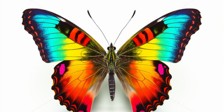 A beautiful butterfly with multicolored wings - Starpik Stock