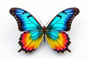 A beautiful butterfly with multicolored wings - Starpik Stock