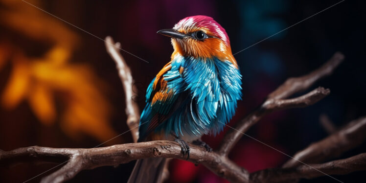 A beautiful colorful bird - Starpik Stock