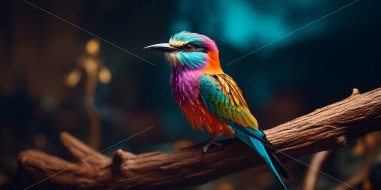 A beautiful colorful bird - Starpik Stock