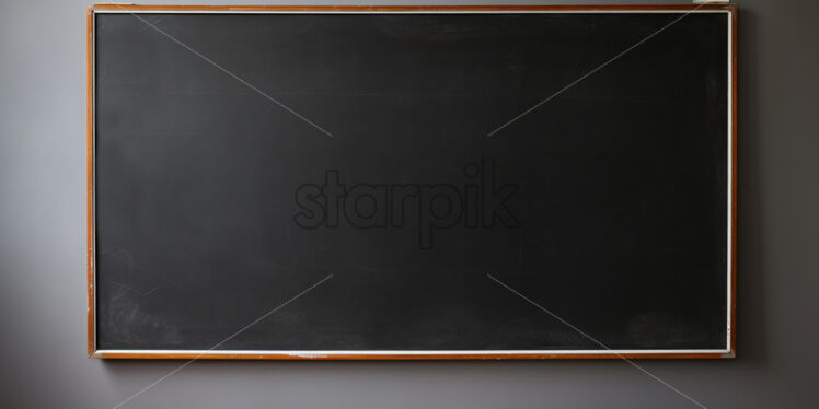 A blackboard on a white background - Starpik Stock