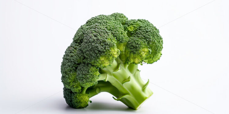 A broccoli on a white background - Starpik Stock