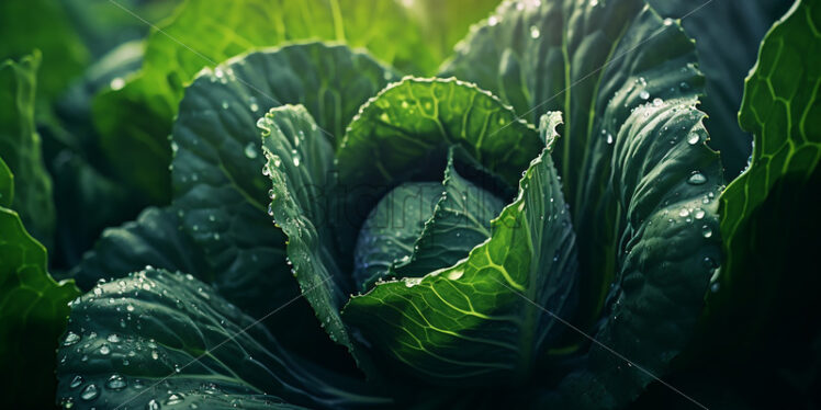 A cabbage up close - Starpik Stock