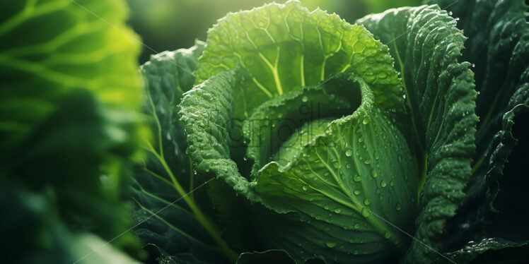 A cabbage up close - Starpik Stock