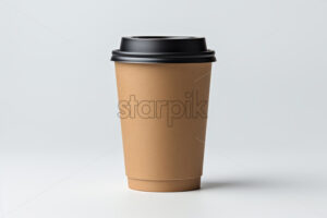 A cardboard coffee cup - Starpik Stock