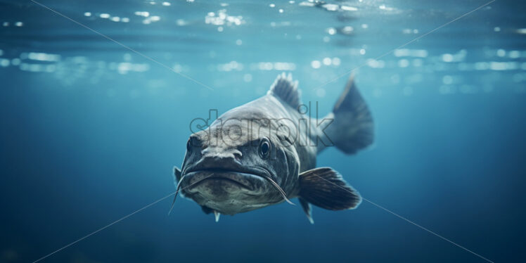 A catfish in a lake - Starpik Stock