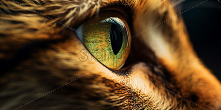 A cat's eyes seen up close - Starpik Stock