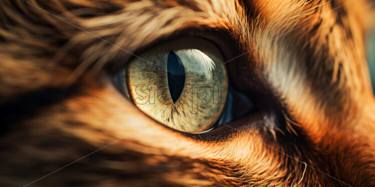 A cat's eyes seen up close - Starpik Stock