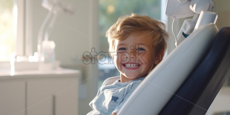 A child at the dentist - Starpik Stock