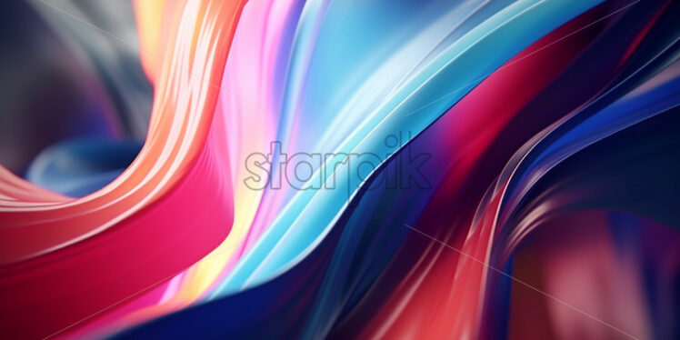 A colorful background in 3d style - Starpik Stock