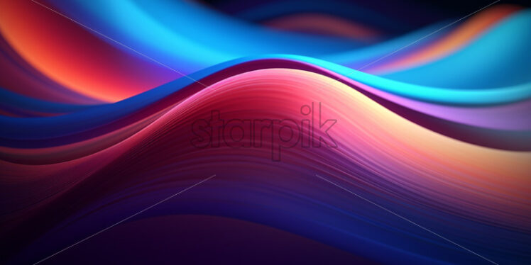 A colorful background in 3d style - Starpik Stock