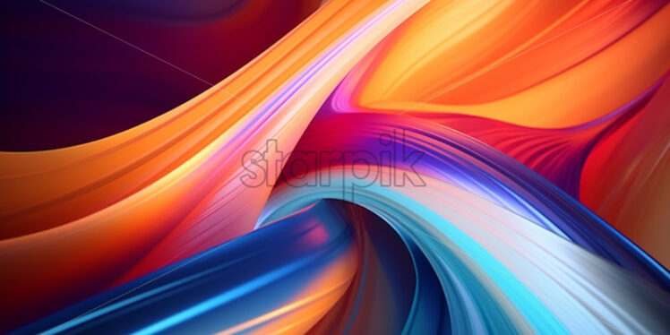 A colorful background in 3d style - Starpik Stock