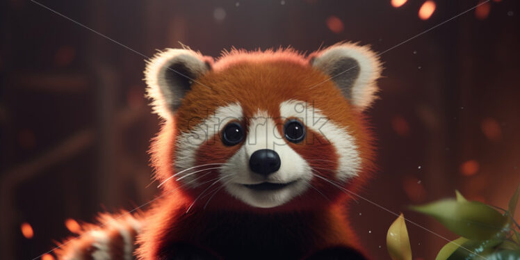 A cute little red panda - Starpik Stock