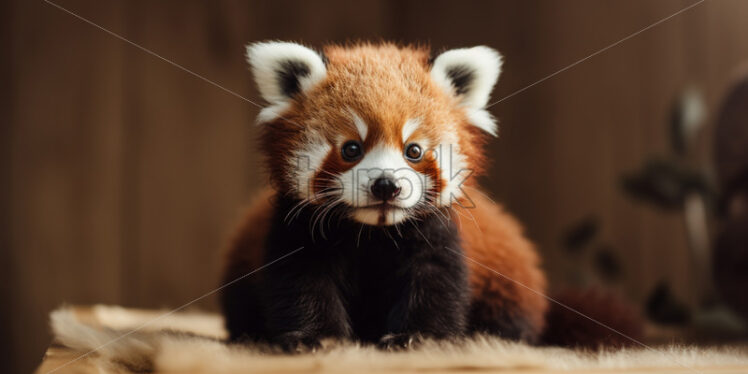 A cute little red panda - Starpik Stock