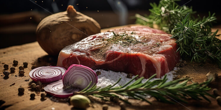 A delicious pork steak - Starpik Stock