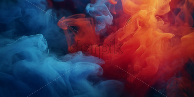 A dense smoke of different colors - Starpik Stock