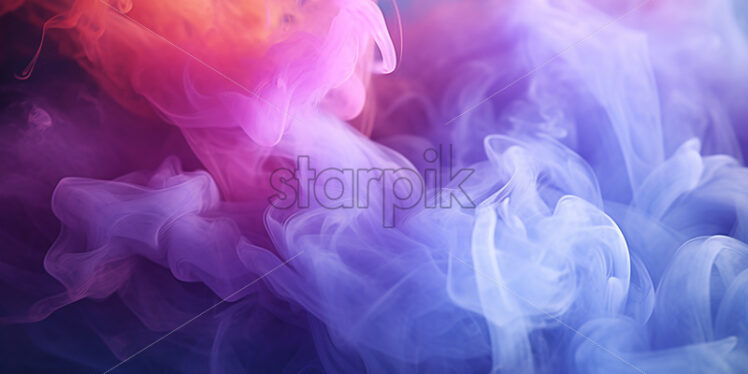 A dense smoke of different colors - Starpik Stock