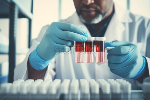 A doctor does a blood test - Starpik Stock