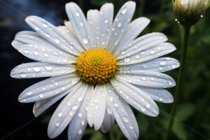 A flower on the petals of which are drops of water - Starpik Stock