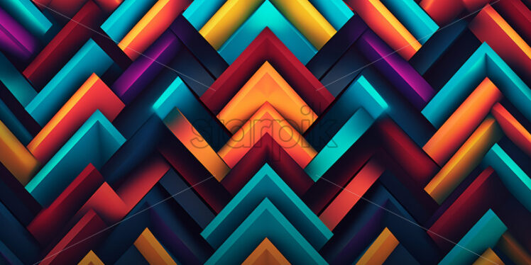 A geometric pattern in retro style - Starpik Stock