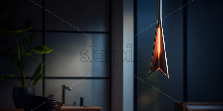 A hanging lamp, design concept - Starpik Stock