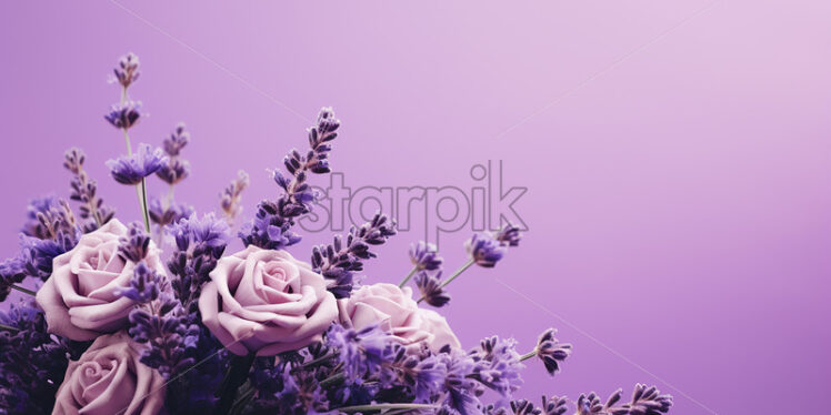 A lavender themed background with space for text - Starpik Stock