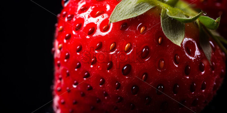 A macro strawberry - Starpik Stock