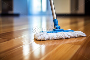 A mop to wipe the floors - Starpik Stock