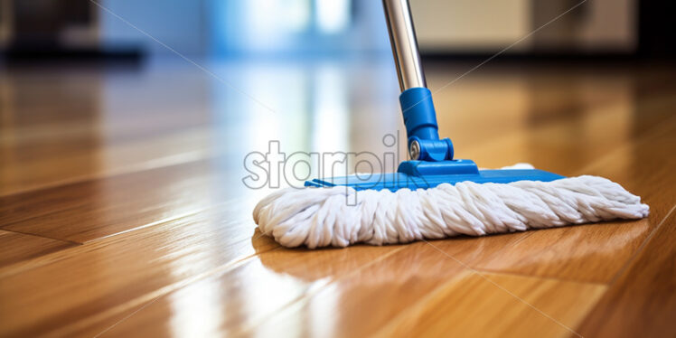 A mop to wipe the floors - Starpik Stock