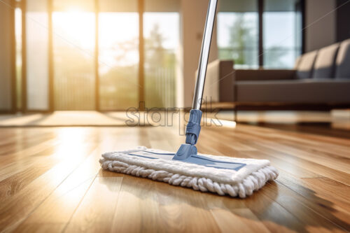 A mop to wipe the floors - Starpik Stock