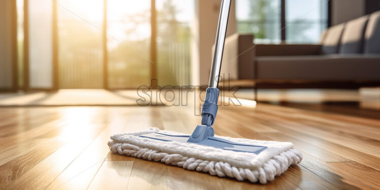 A mop to wipe the floors - Starpik Stock