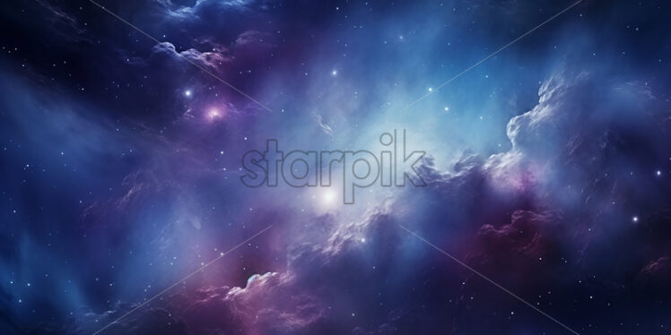 A nebula in the galaxy - Starpik Stock