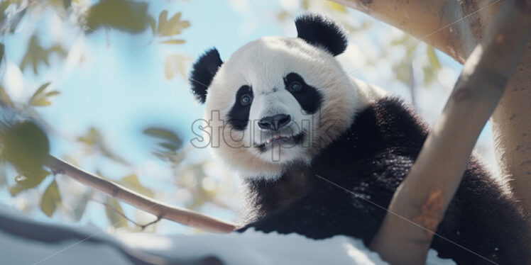 A panda bear in nature - Starpik Stock