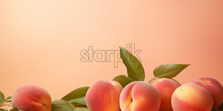 A peach themed background with space for text - Starpik Stock