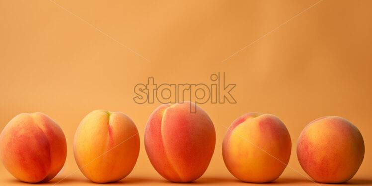 A peach themed background with space for text - Starpik Stock